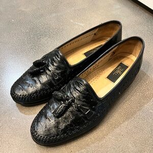 Zelli Italia Franco Ostrich Quill Tassel Men’s Loafer 8.5